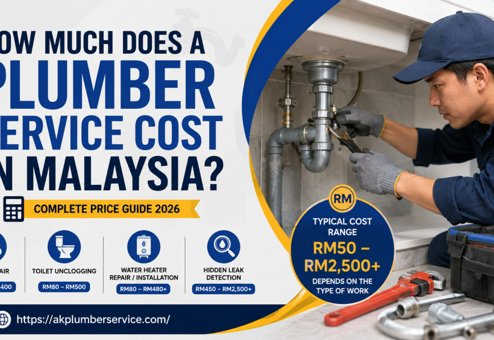 How Much Does a Plumber Service Cost in Malaysia?